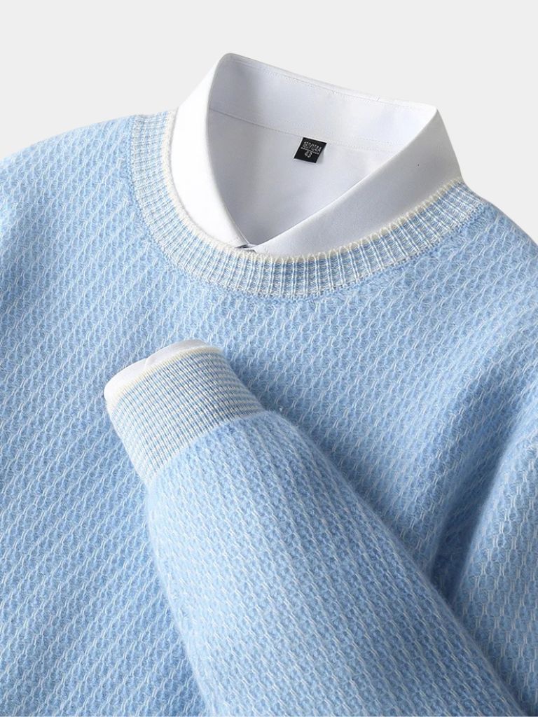 Pullover Kaschmir Skyline – Kreuz & Krone