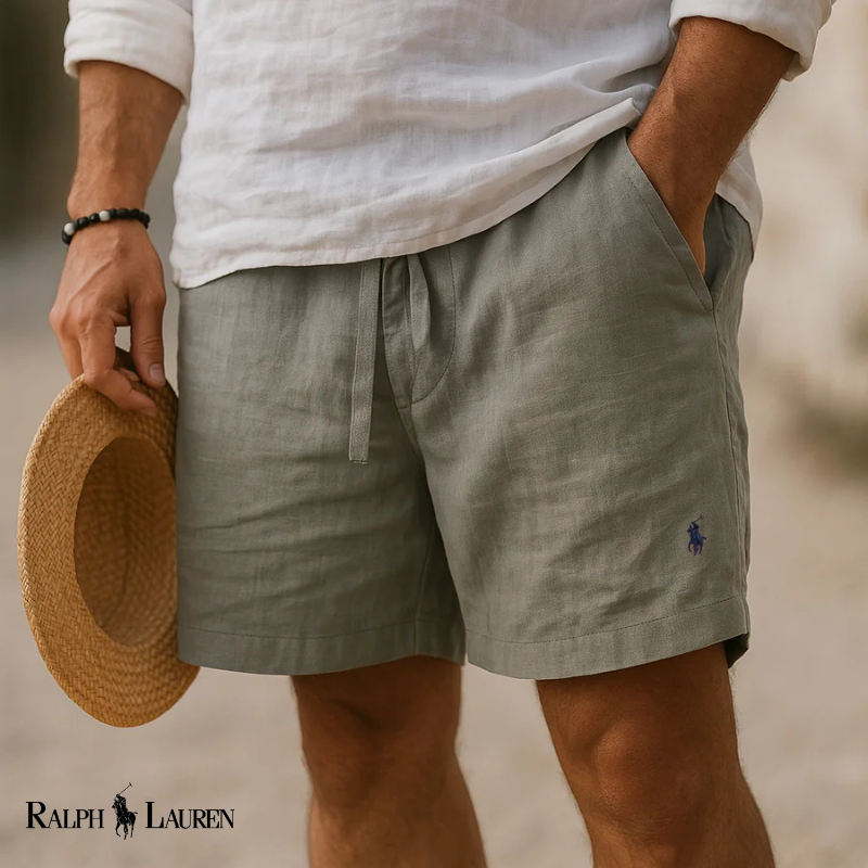 Short Capri Homme en Lin Héritage