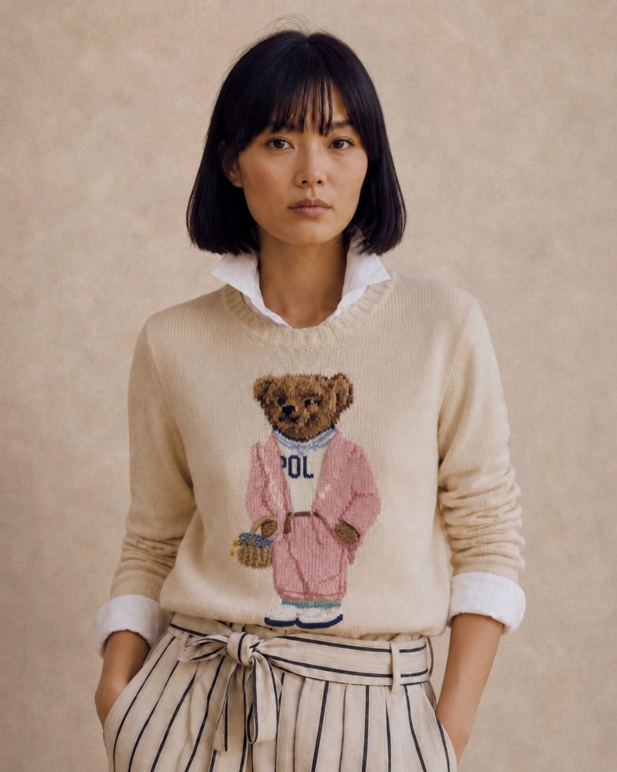 Herrenpullover | Polo Bear Picknick