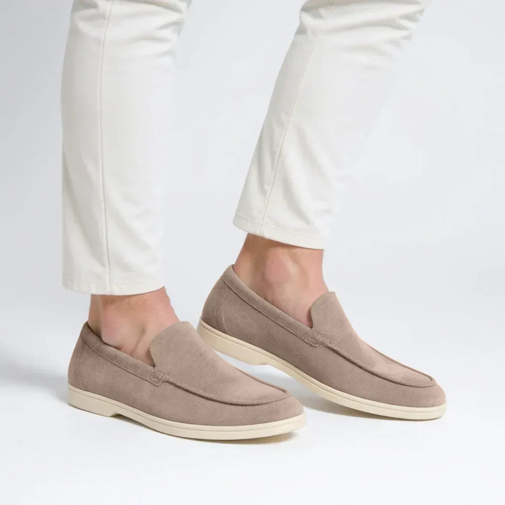 MONACO Old Money Wildleder-Slipper