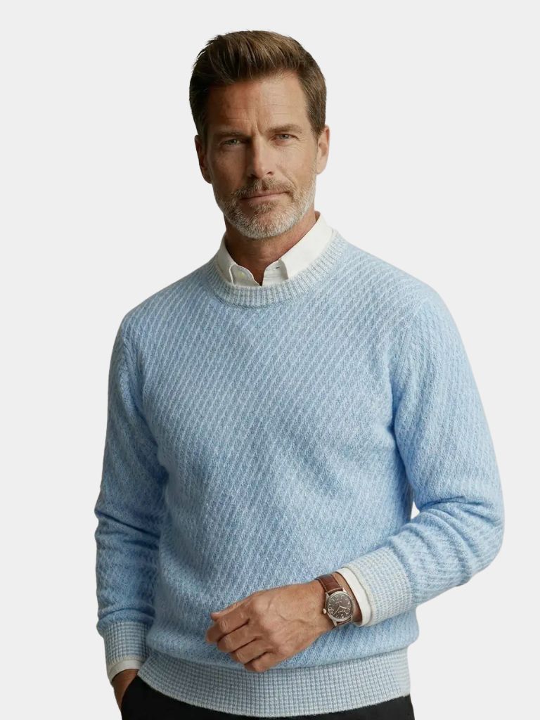 Pullover Kaschmir Skyline – Kreuz & Krone