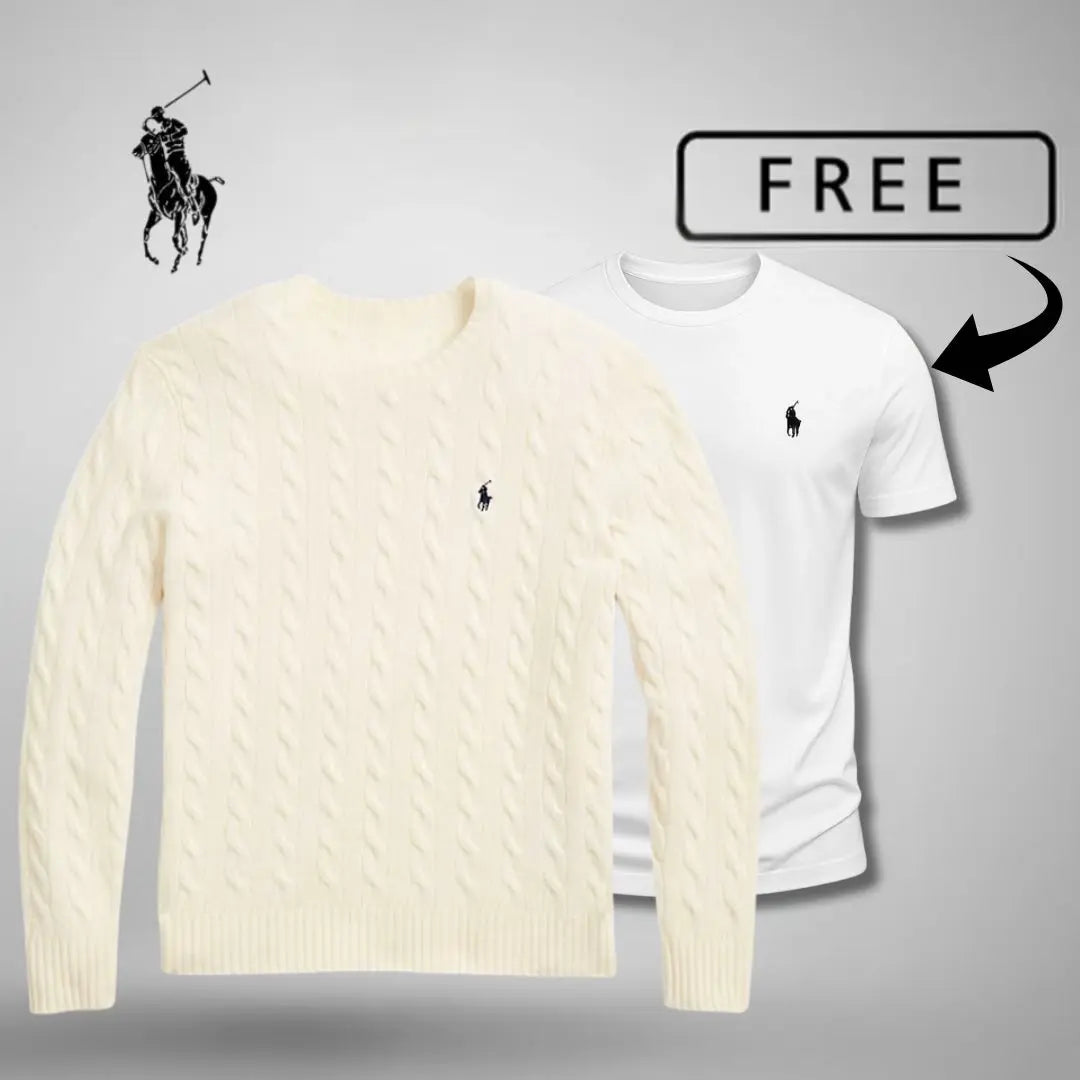 Herren Premium Pullover™ + Gratis T-Shirt 🎁