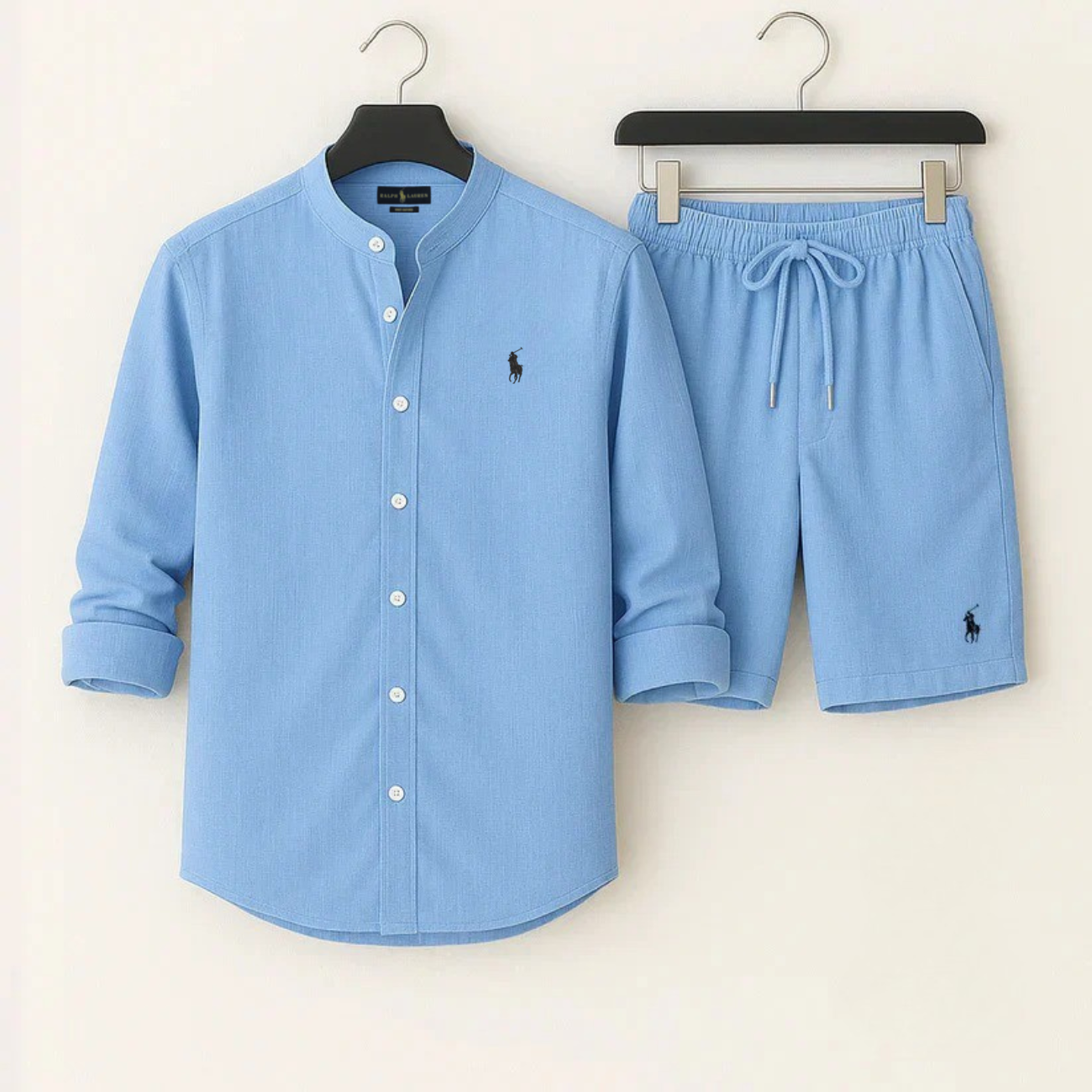 Herren Sommer Hemd & Shorts Set - Ausverkauf