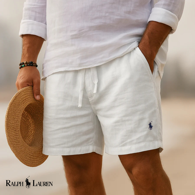 Short Capri Homme en Lin Héritage