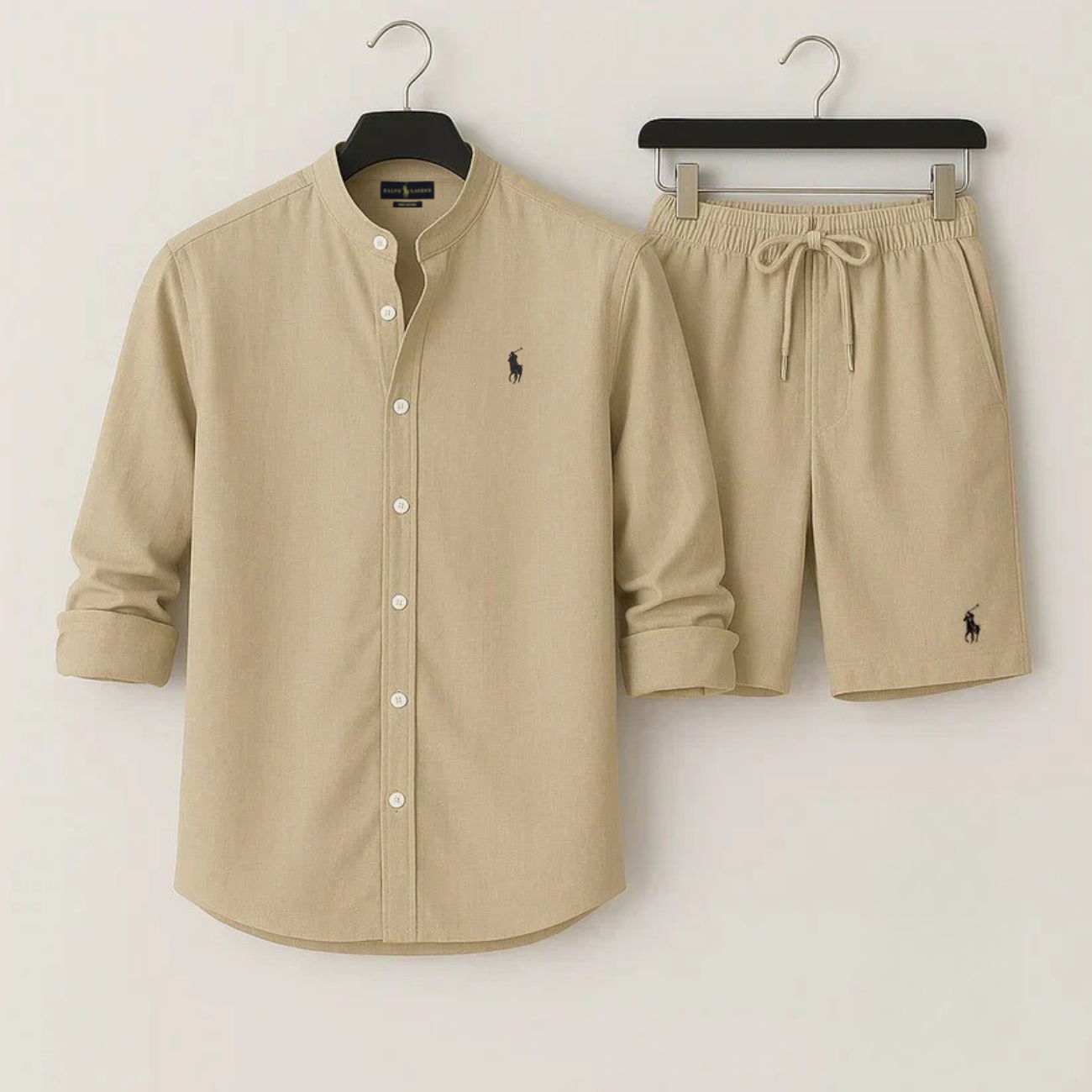Herren Sommer Hemd & Shorts Set - Ausverkauf