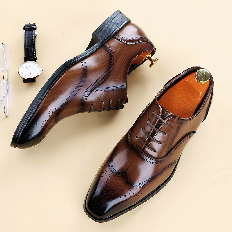 Businessschuhe Lucas Leder Brogue