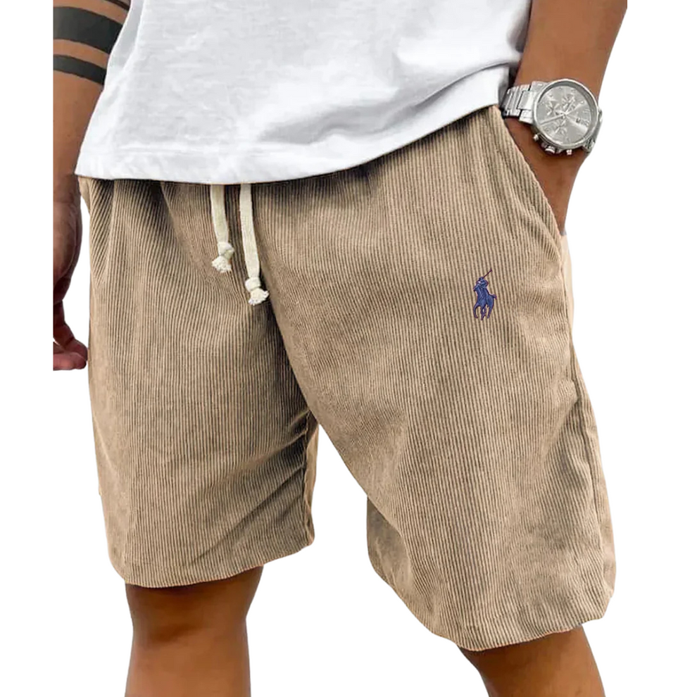 Herren – Klassische Cord-Shorts