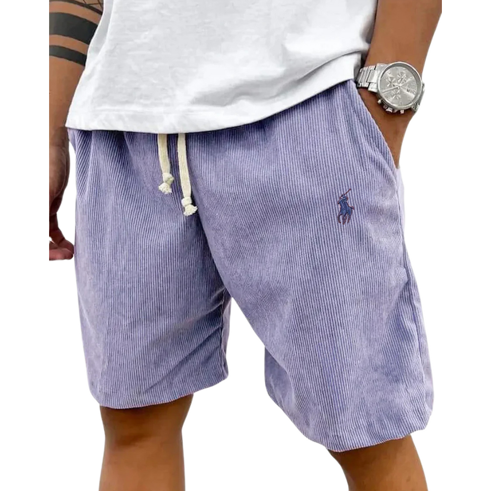 Herren – Klassische Cord-Shorts
