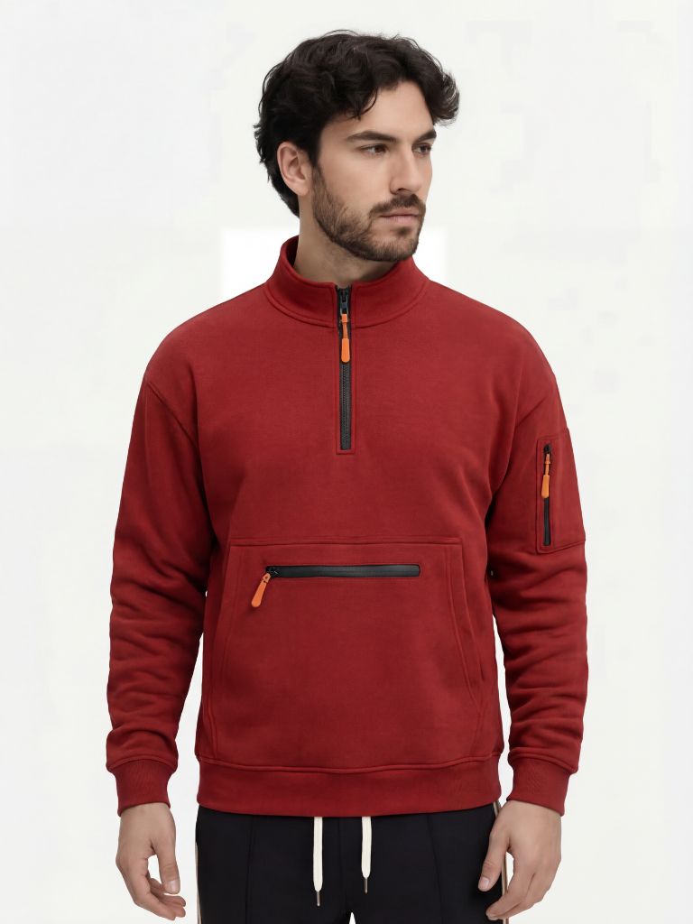Polaire mit Reißverschluss Regent Utility - Cross & Crown