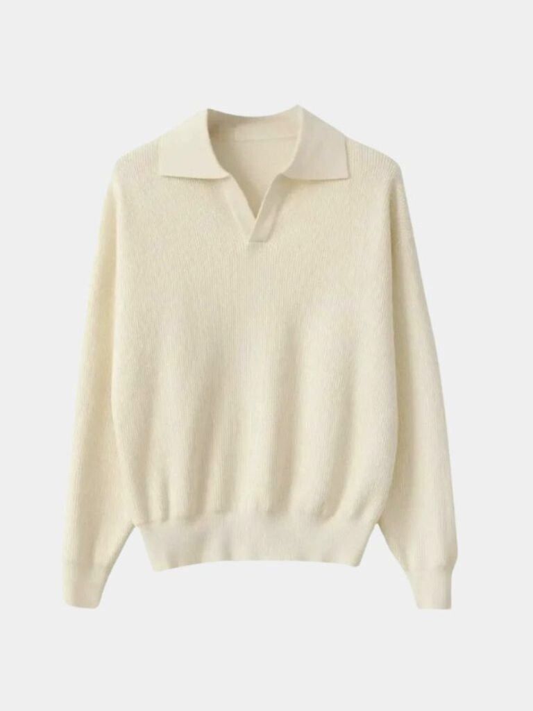 Pull Col V Essentiel - Cross & Crown