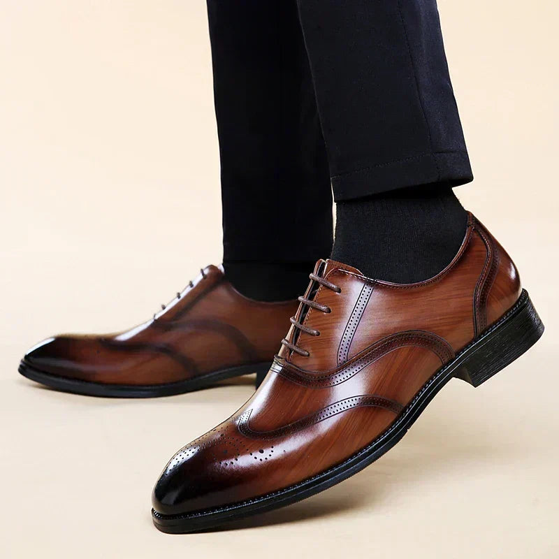 Businessschuhe Lucas Leder Brogue