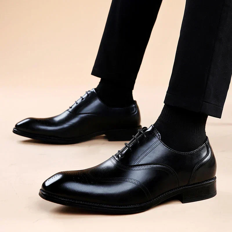 Businessschuhe Lucas Leder Brogue
