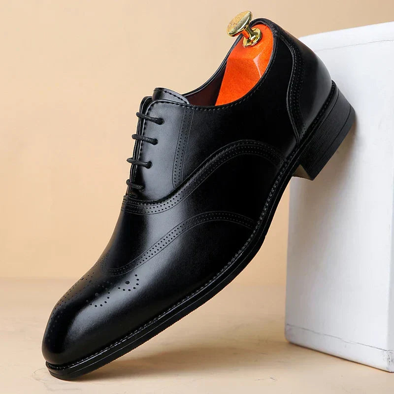 Businessschuhe Lucas Leder Brogue