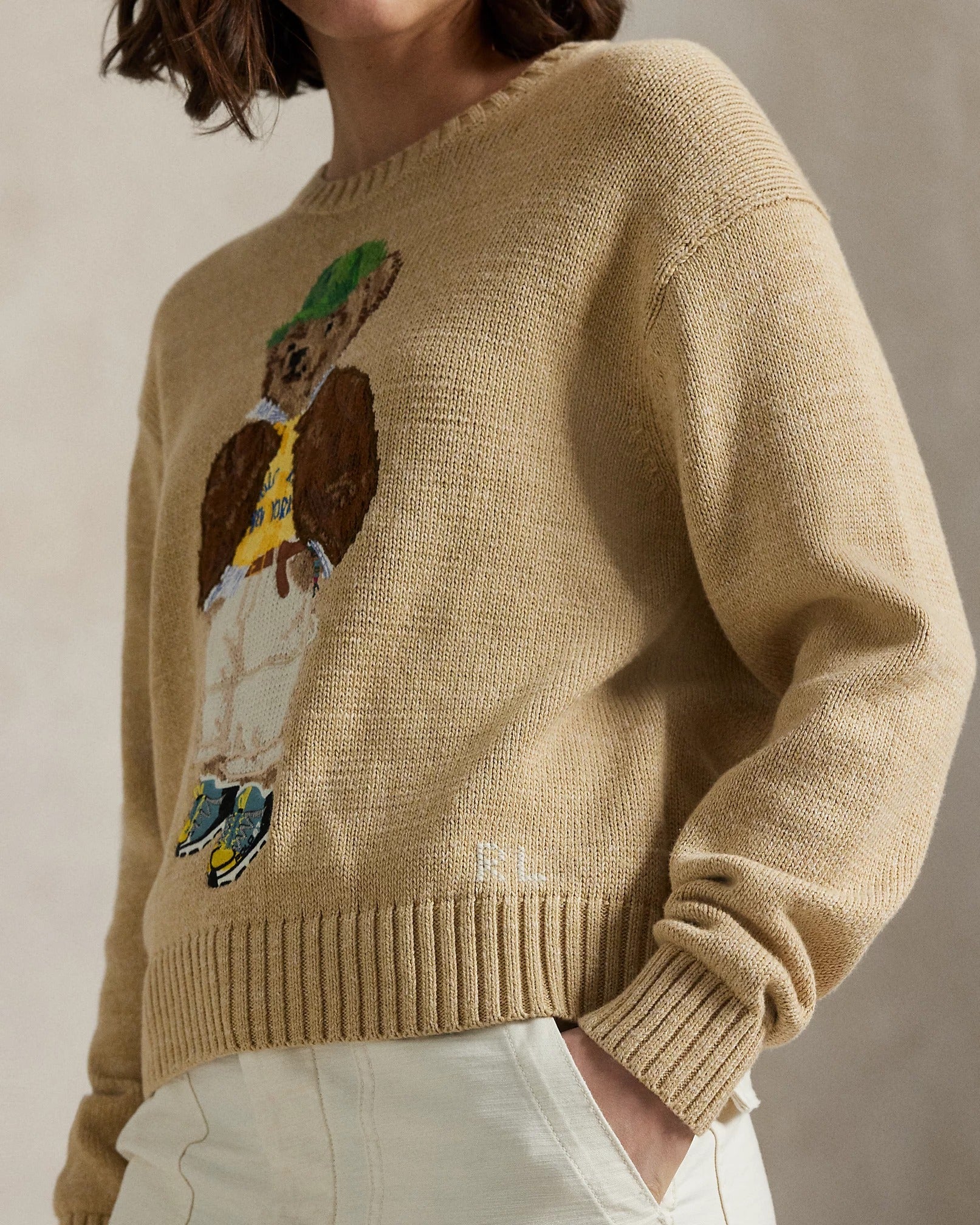 Herrenpullover | Polo Bear Beige