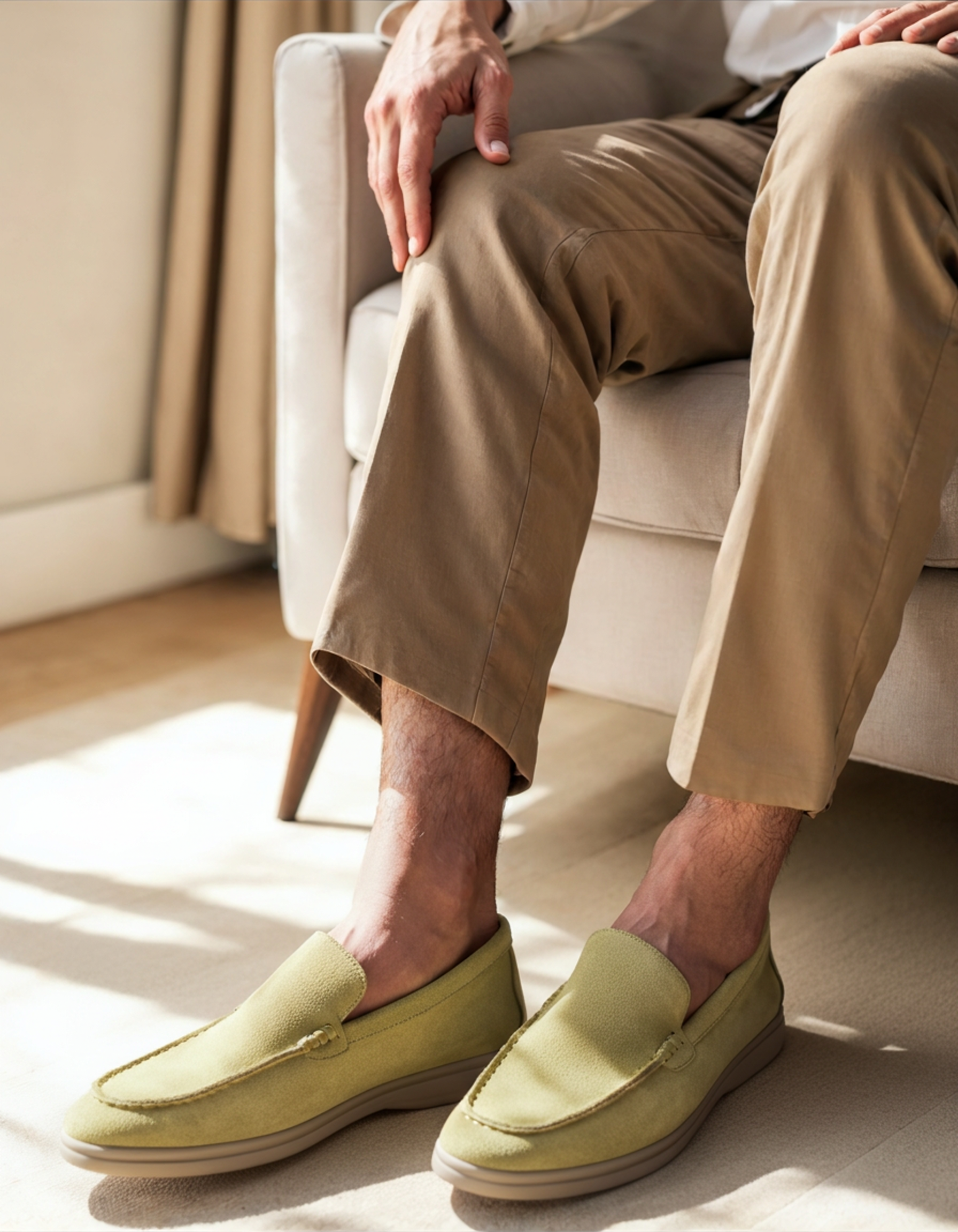 Premium suede slippers