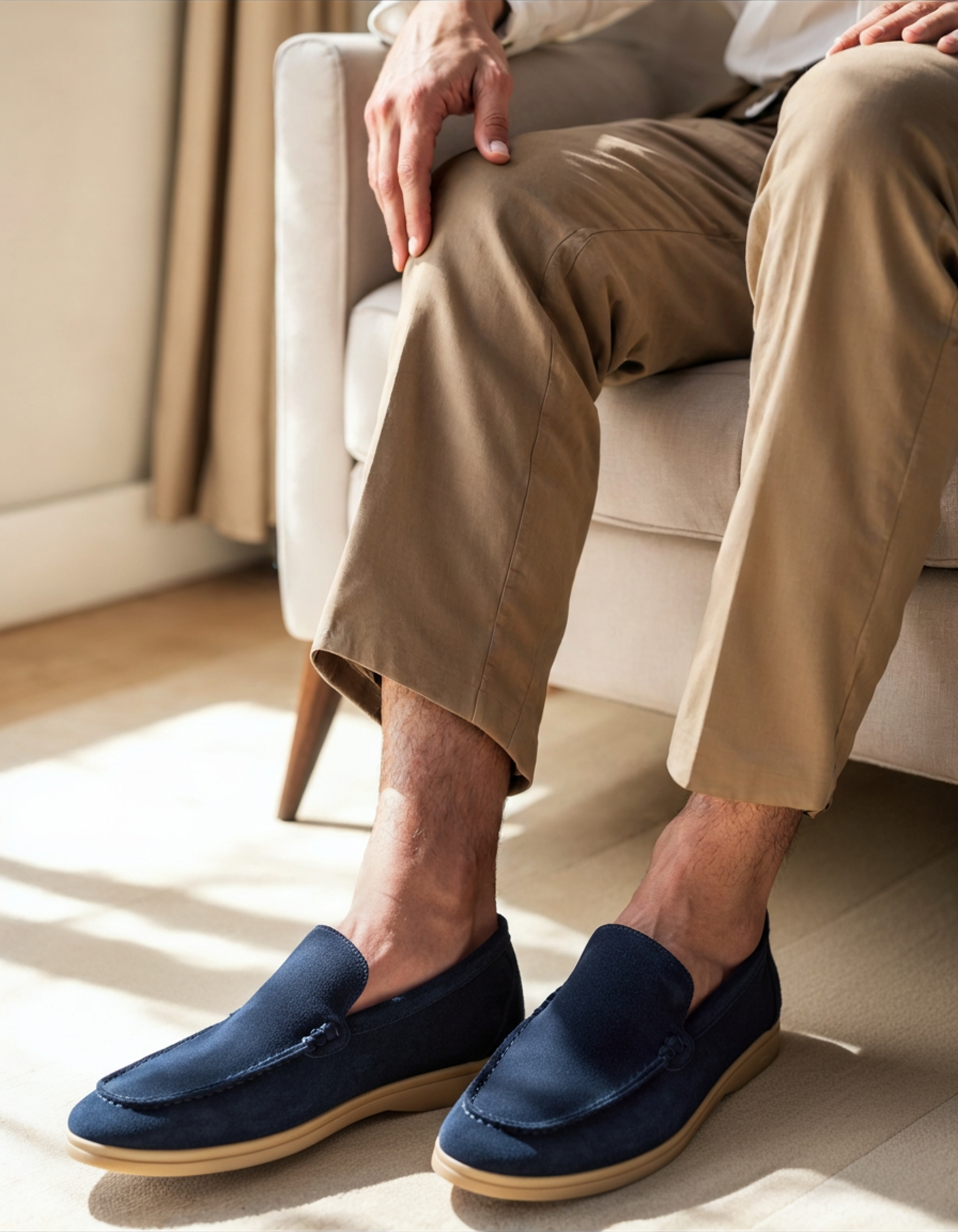 Premium suede slippers
