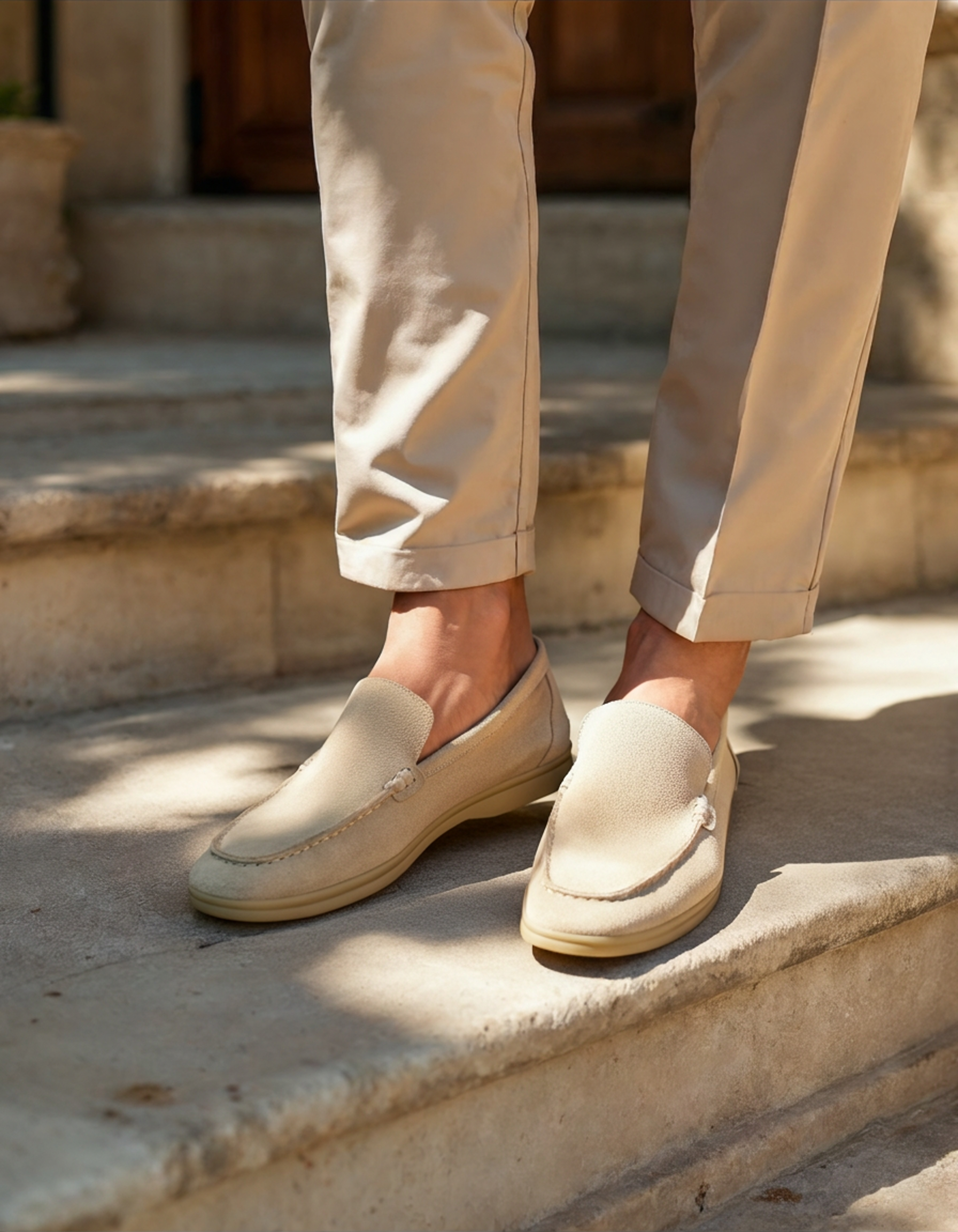 Premium suede slippers