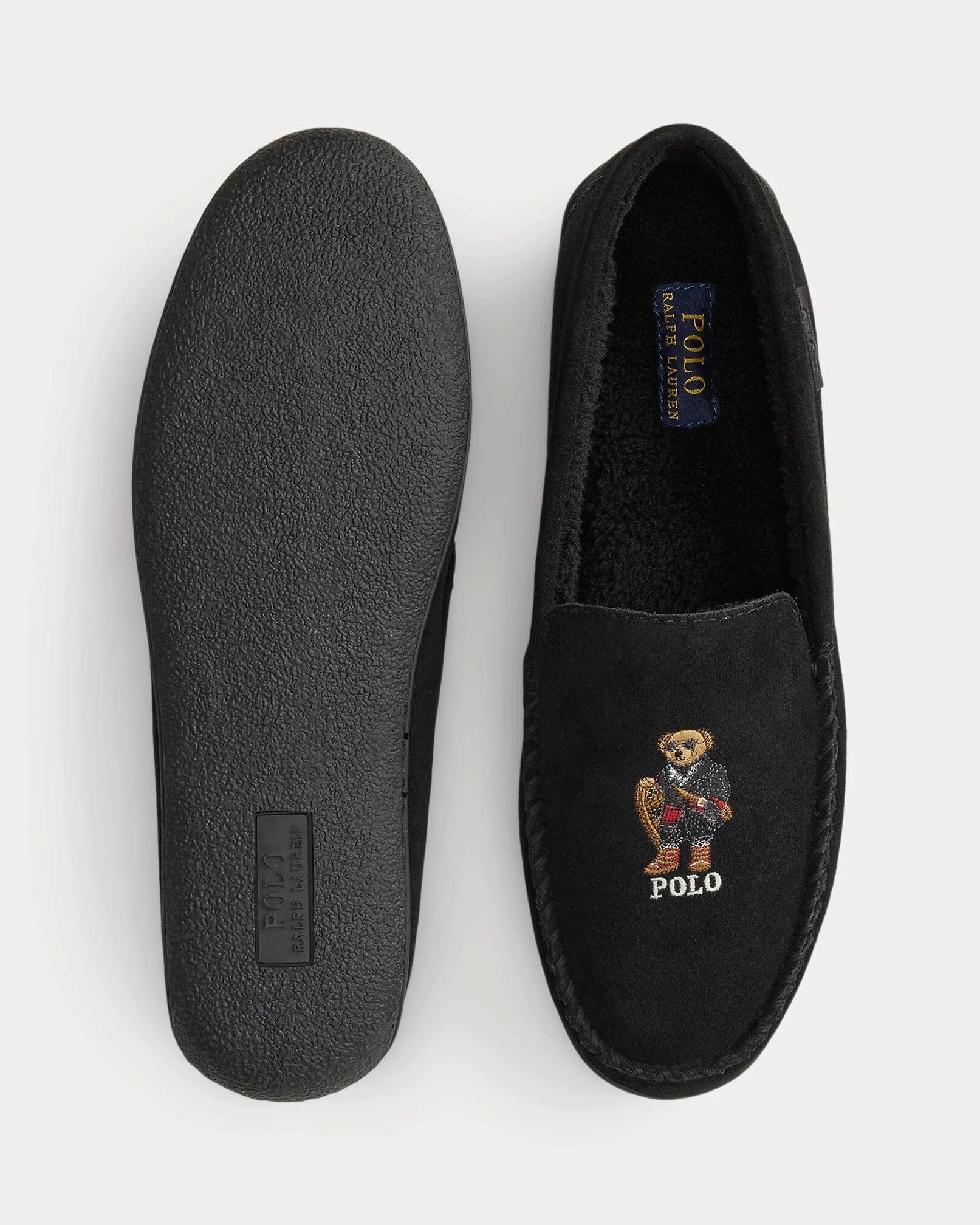 Herren-Brenan-Polo-Bear-Wildleder-Slipper