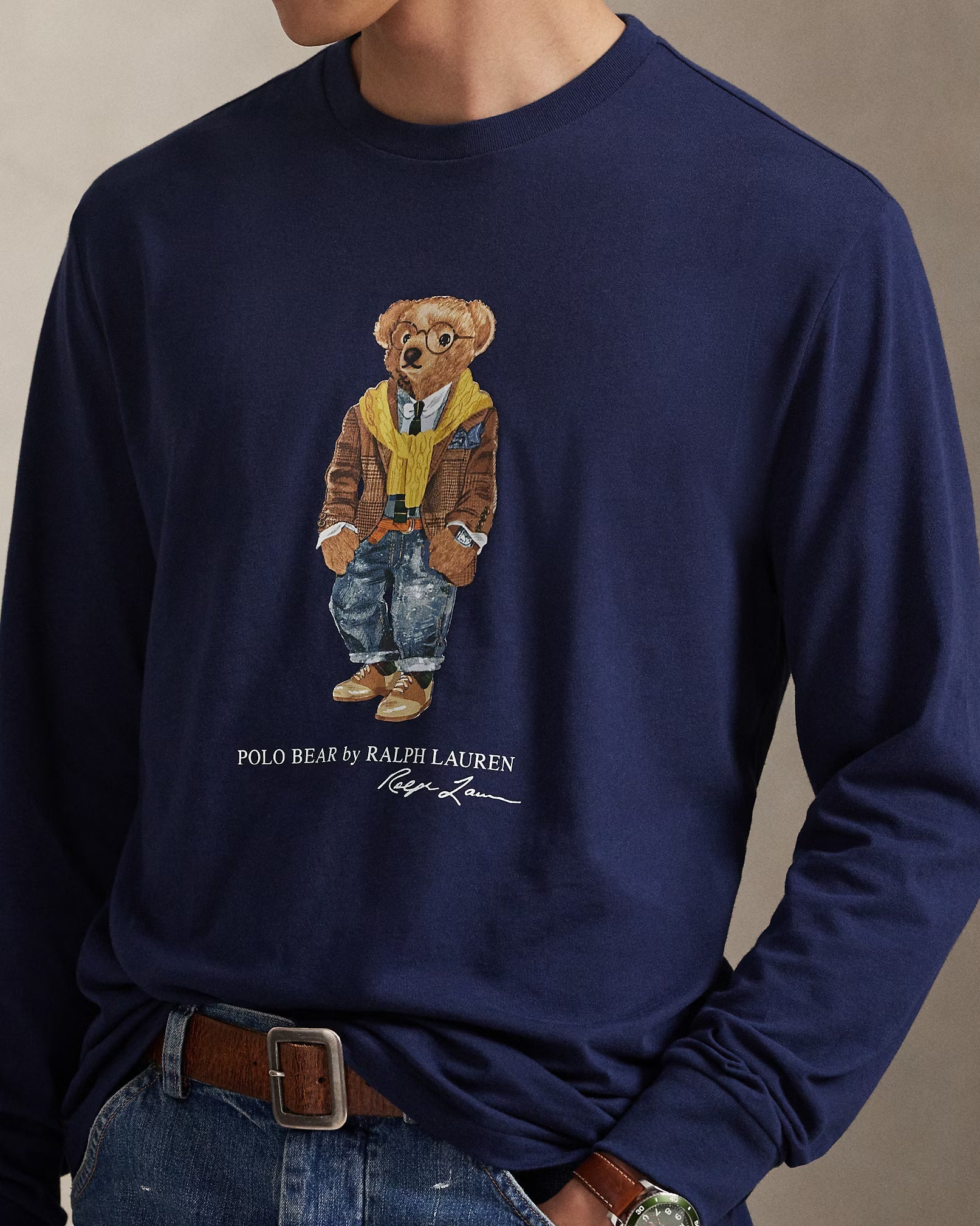 Herren Polo Bear Jersey T-Shirt Classic Fit