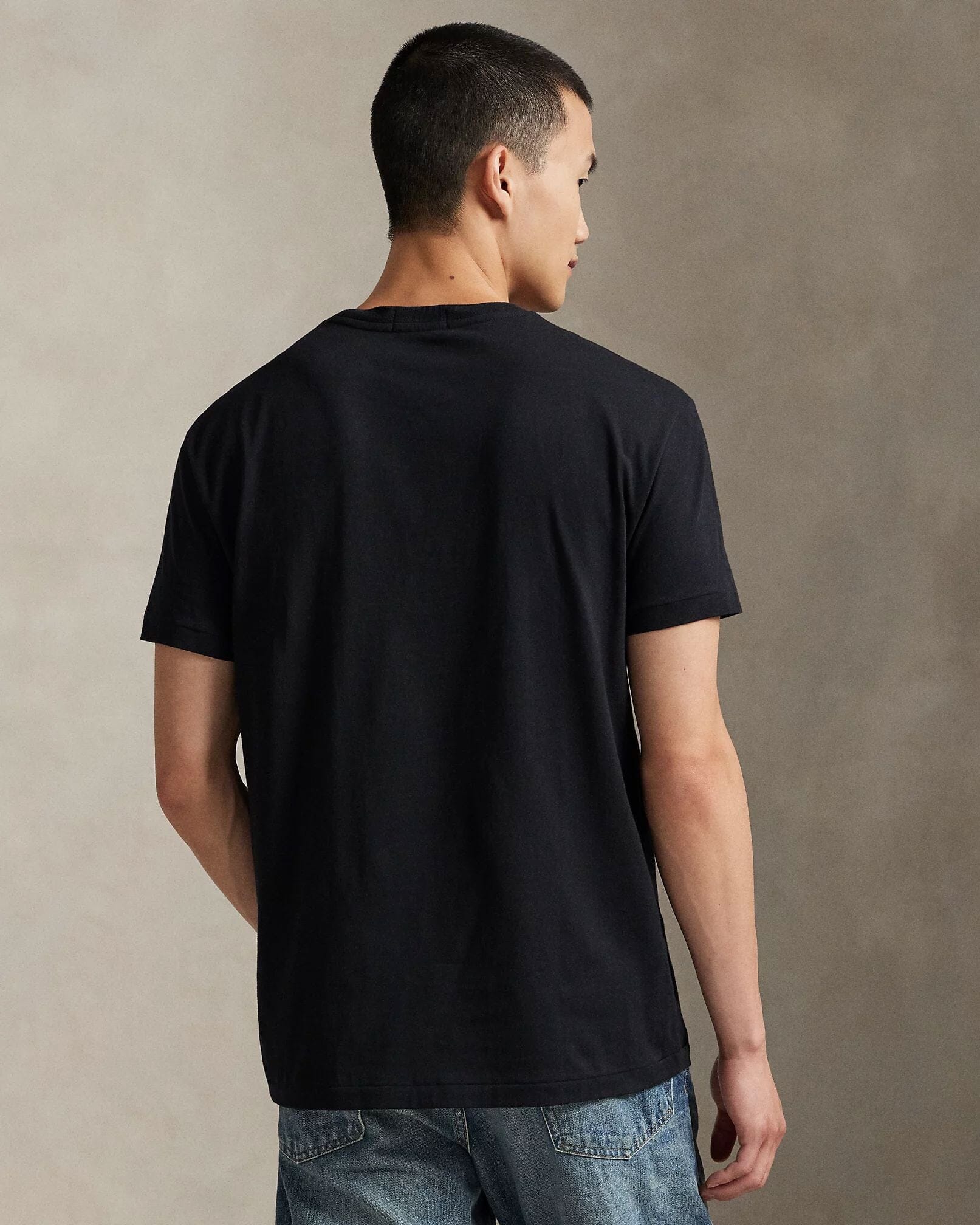 Herren Polo Bear Jersey T-Shirt Klassische Passform