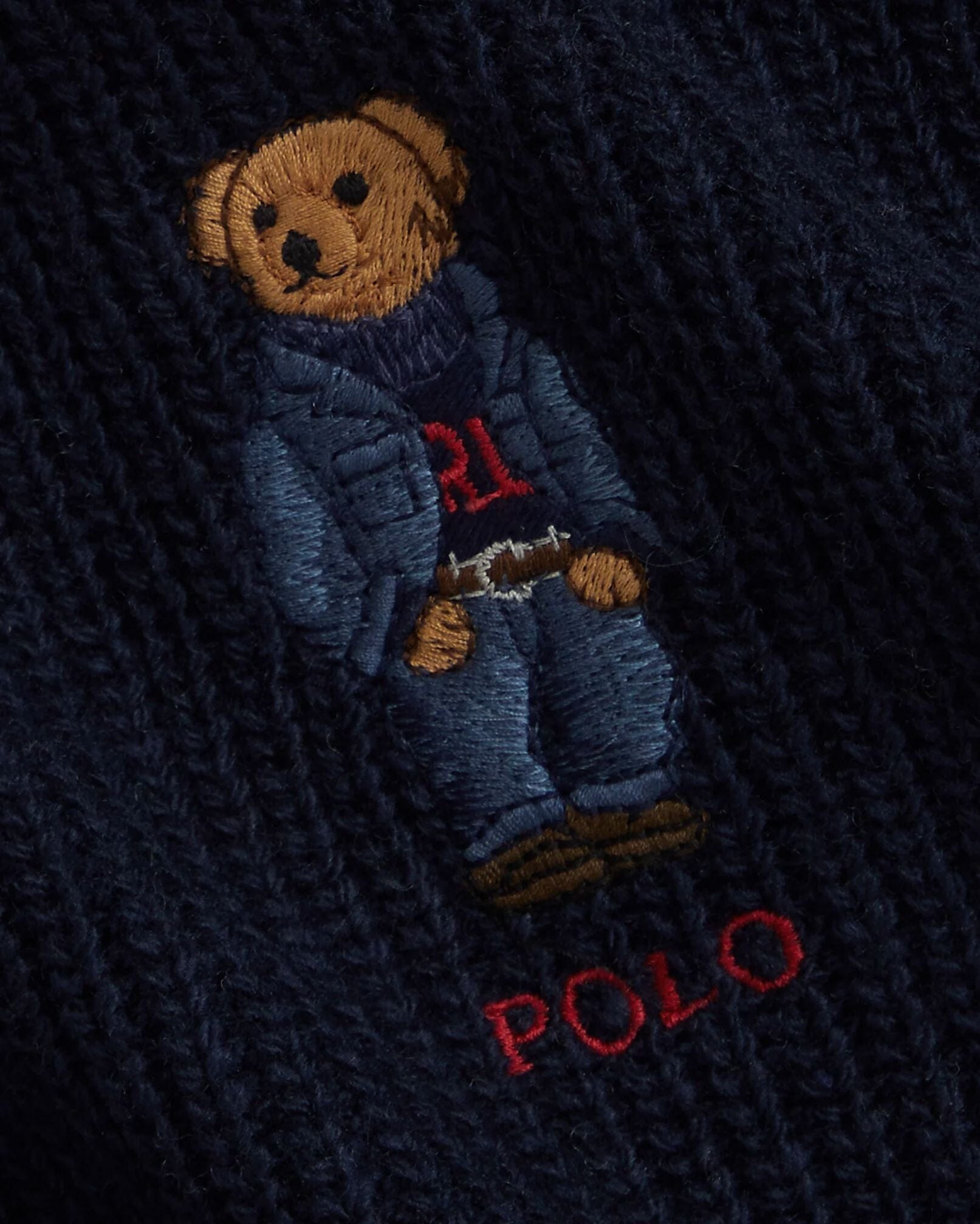 Herren-Polo-Bear-Strickschal