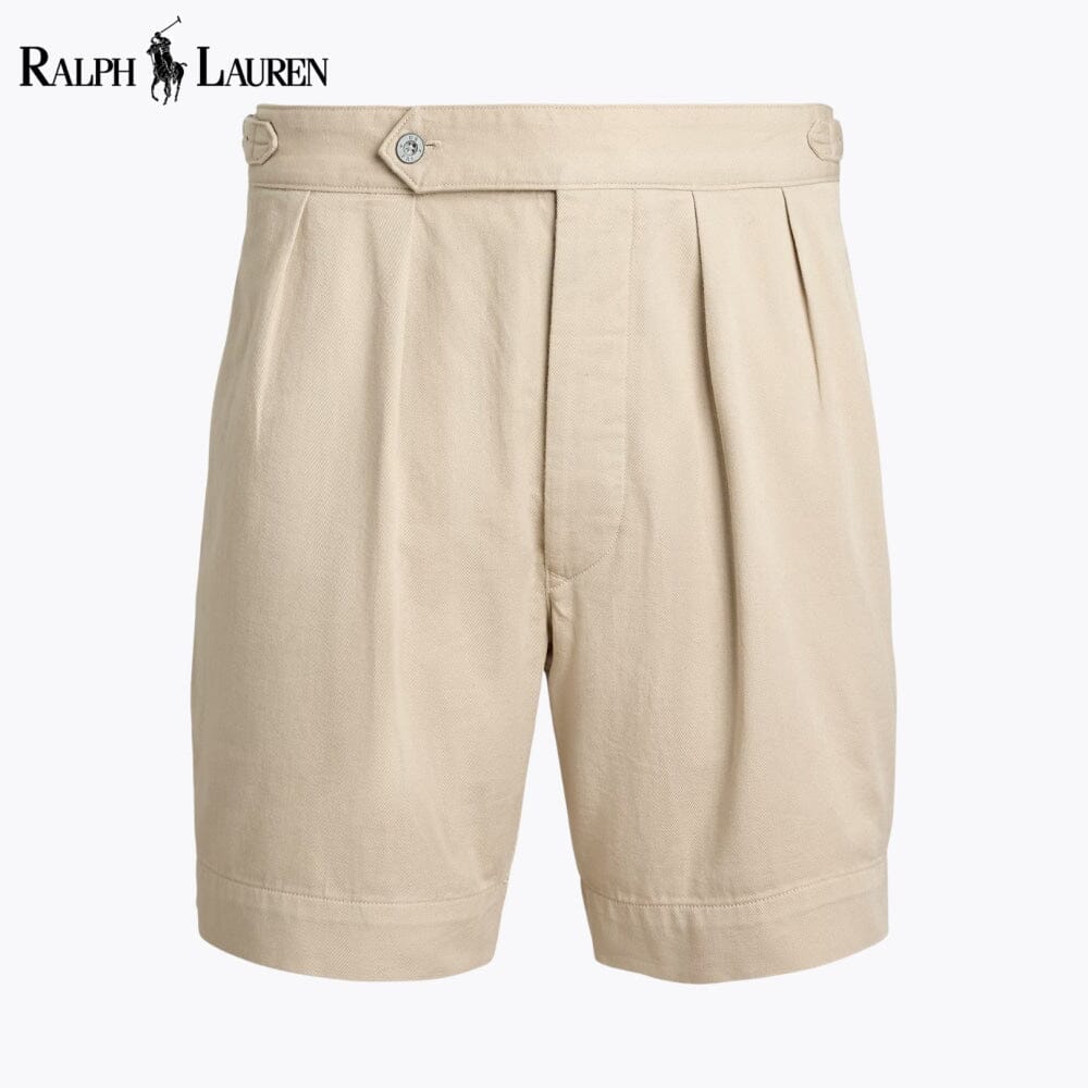 Herren-Twill-Short im Relaxed Fit mit Bundfalten