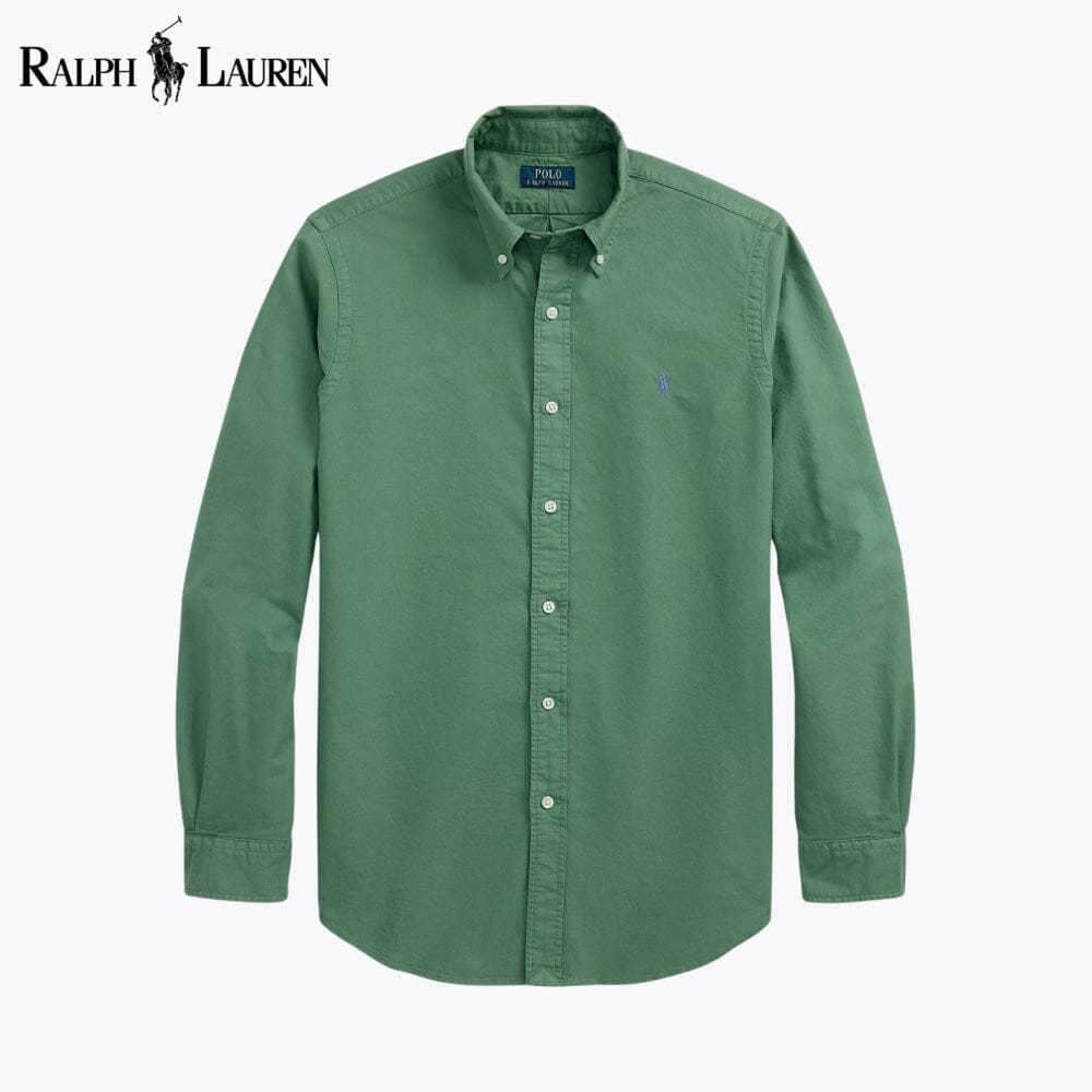 Herren Slim-Fit Oxfordhemd mit Pigmentfärbung
