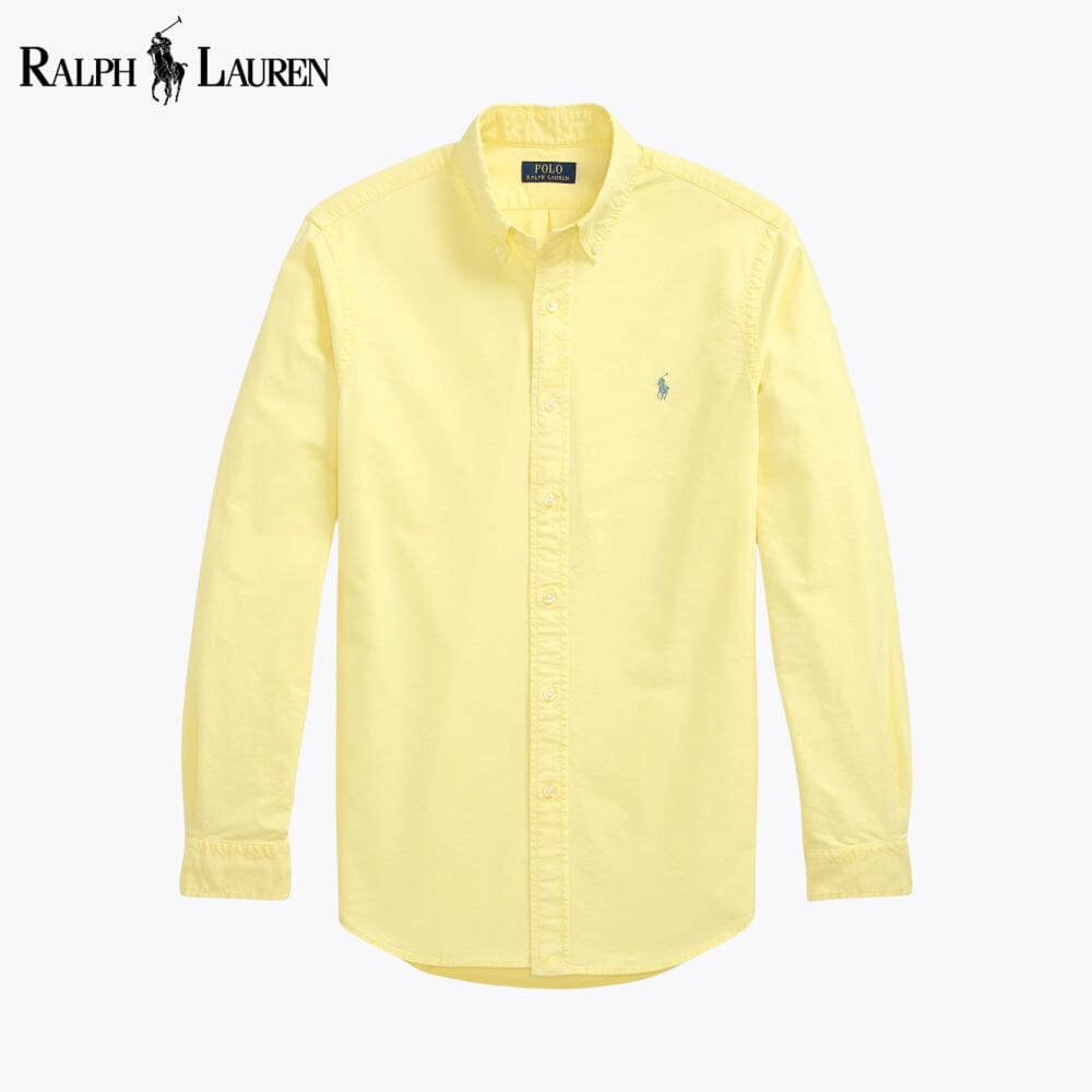 Herren Slim-Fit Oxfordhemd mit Pigmentfärbung