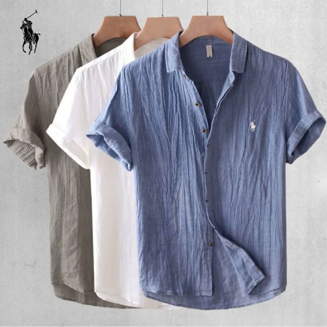 Chemise en lin facile Portofino™ pour homme