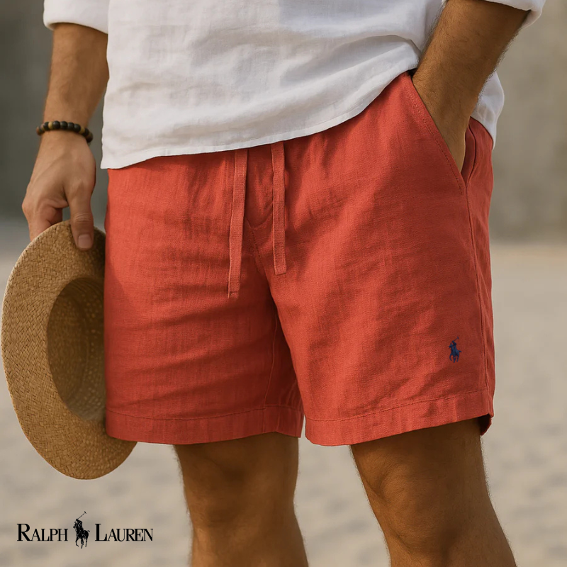Leinen Capri-Shorts im Heritage-Stil für Herren