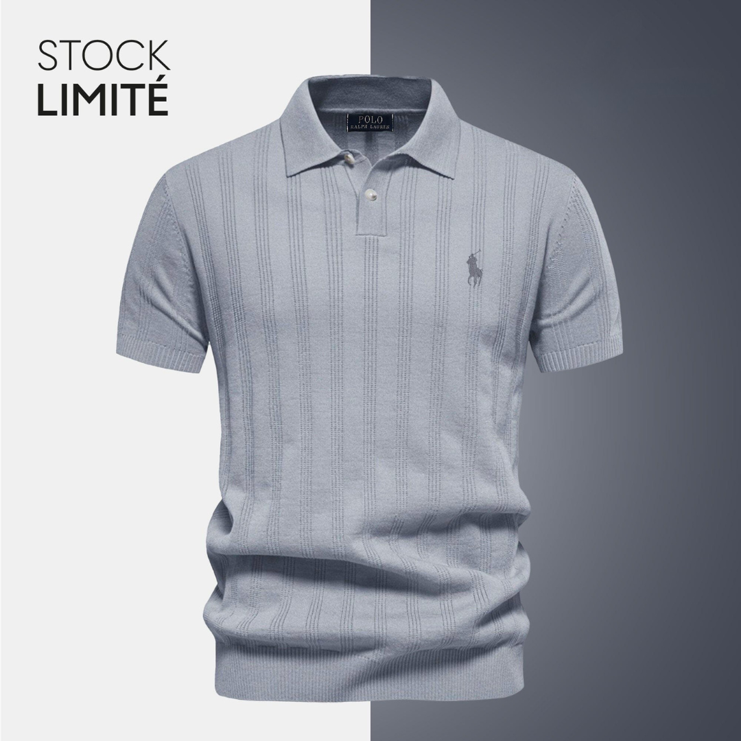 Polo texturé exclusif pour homme