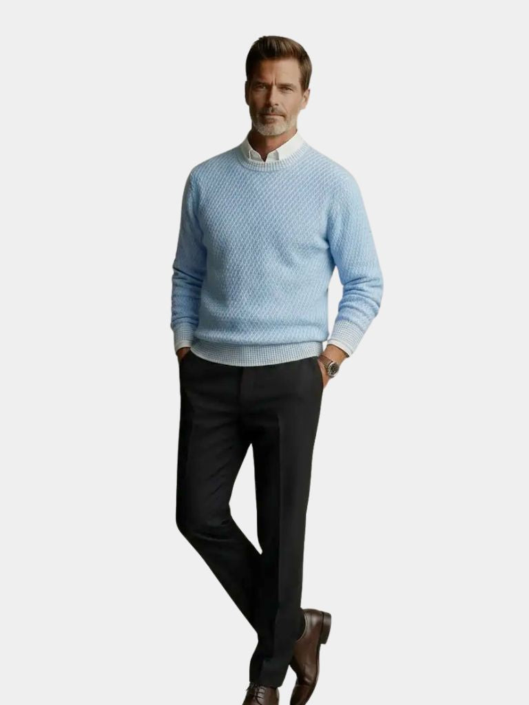 Pullover Kaschmir Skyline – Kreuz & Krone