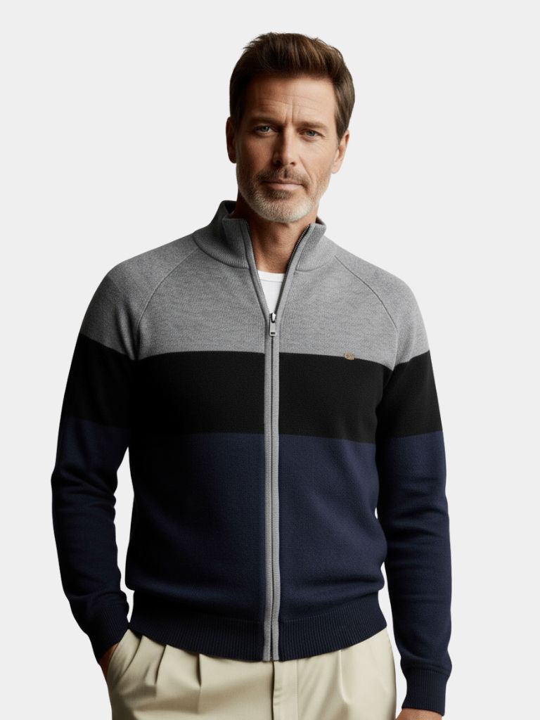 Kapuzenpullover mit Reißverschluss Essential – Cross & Crown