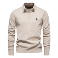 Pull en maille demi-zip premium homme - Vente de liquidation