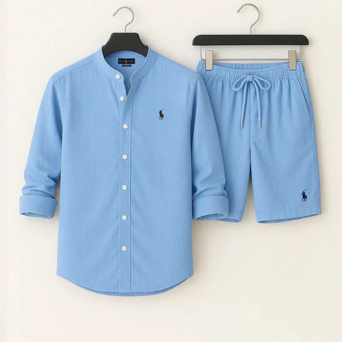 Herren Sommer Hemd & Shorts Set - Ausverkauf