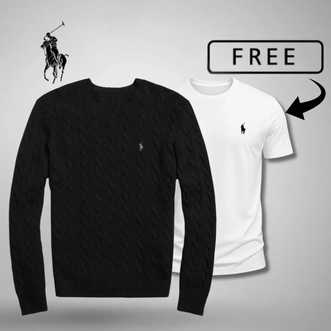 Herren Premium Pullover™ + Gratis T-Shirt 🎁