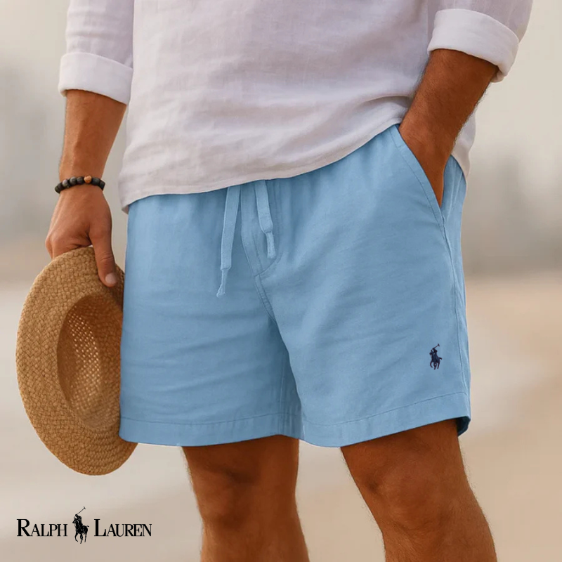 Leinen Capri-Shorts im Heritage-Stil für Herren