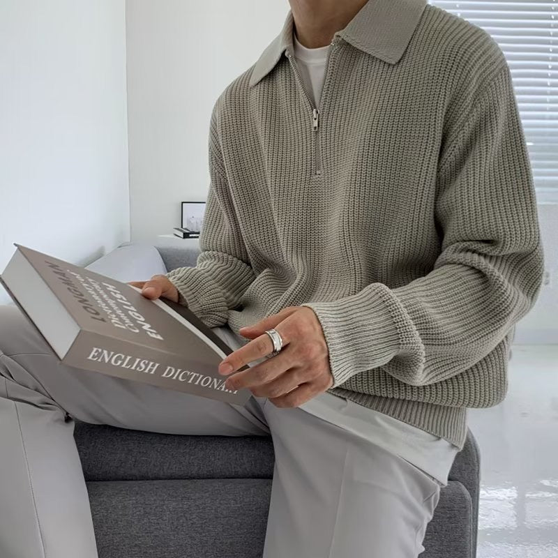 RASON Pull zippé
