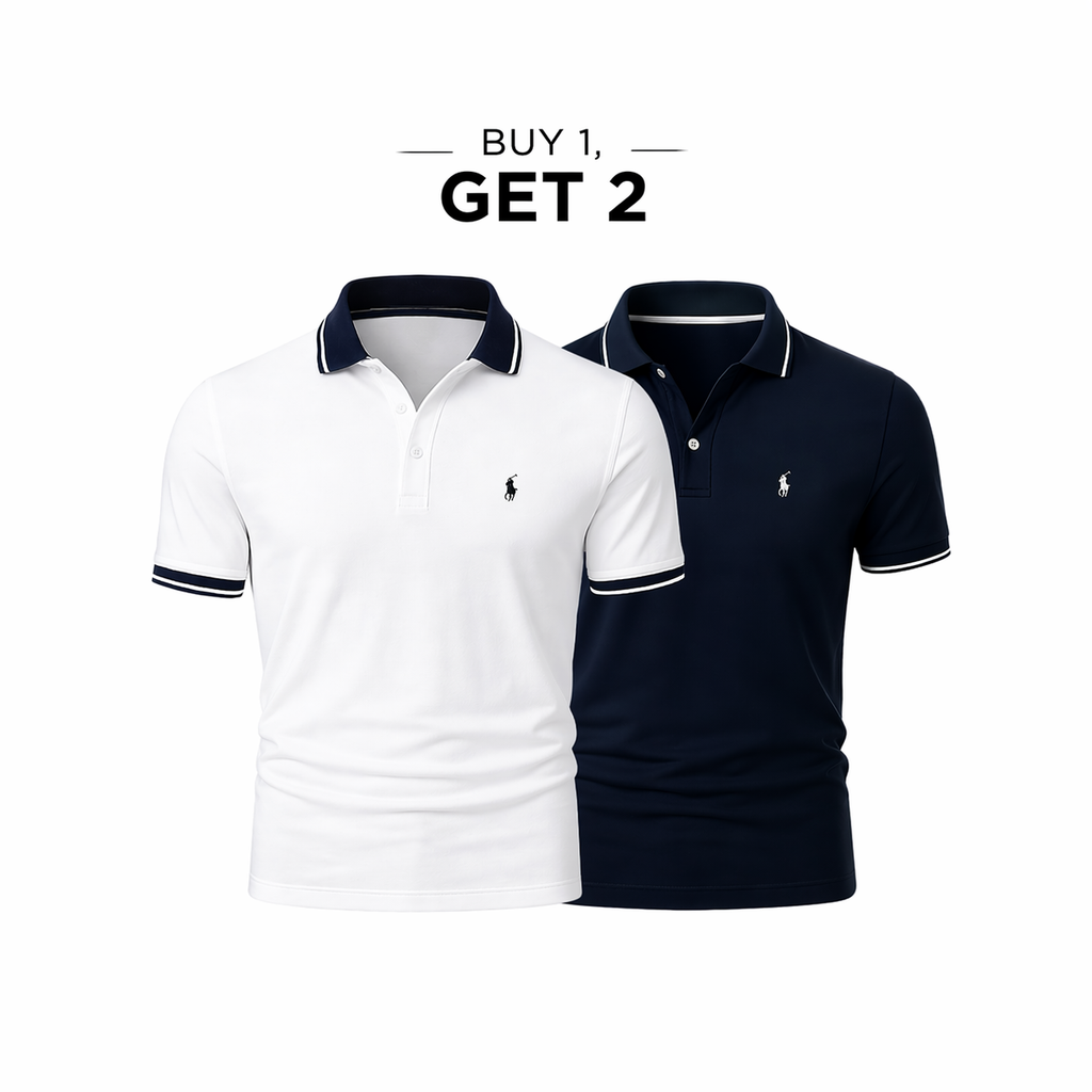 Homme (ACHETEZ-EN 1, OBTENEZ-EN 2) – Kit de polos Premiere – Ligne professionnelle (lot de 2)