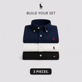 3-teiliges Premium Oxford-Hemden-Set