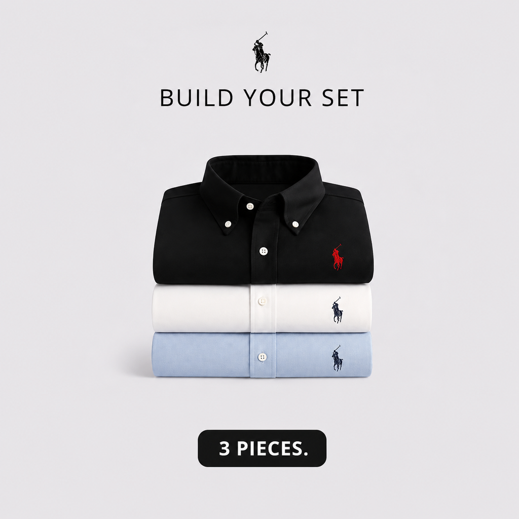 Ensemble chemise habillée premium 3 pièces