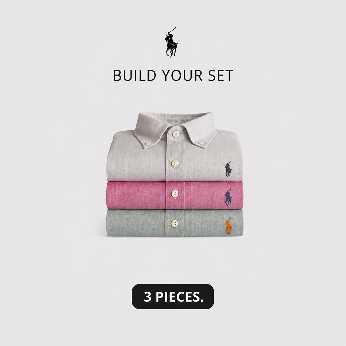 Ensemble chemise habillée premium 3 pièces