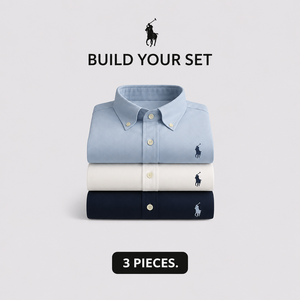 Ensemble chemise habillée premium 3 pièces
