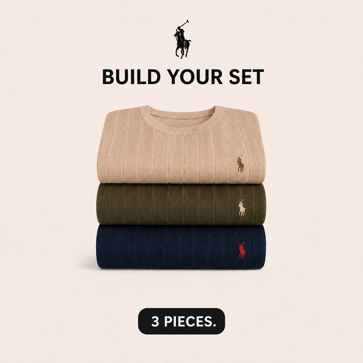 Ensemble de pulls 3 pièces de qualité supérieure