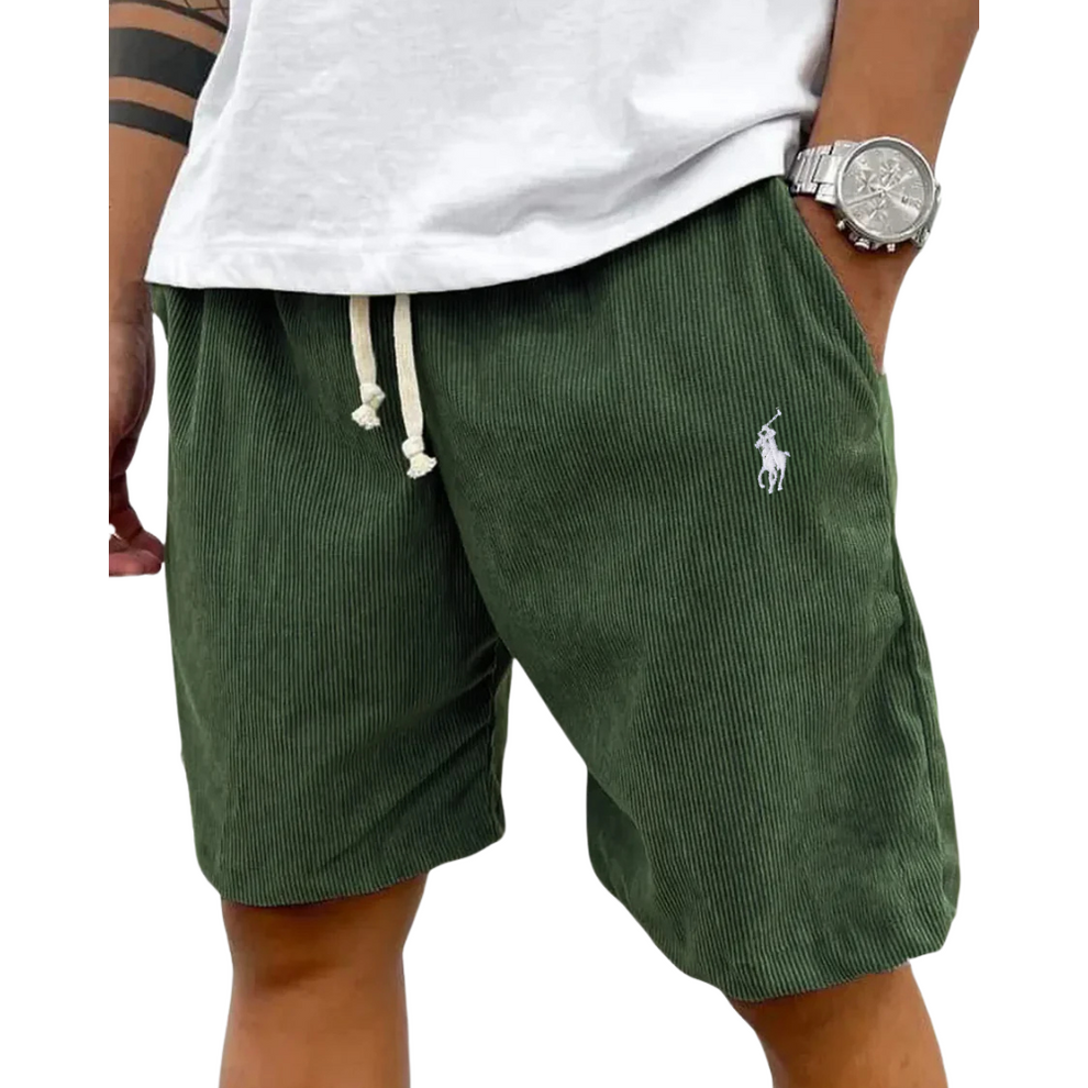 Homme – Short en velours côtelé classique