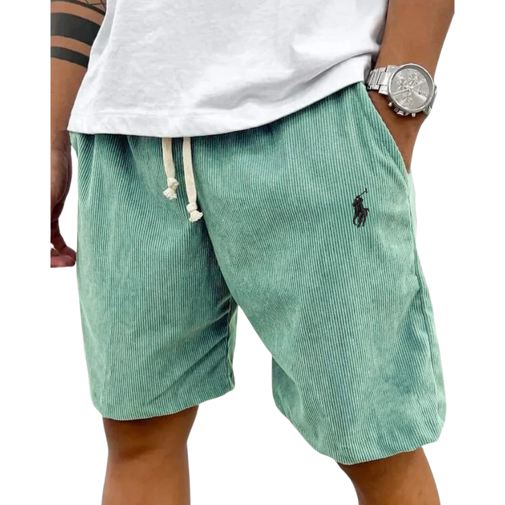 Homme – Short en velours côtelé classique