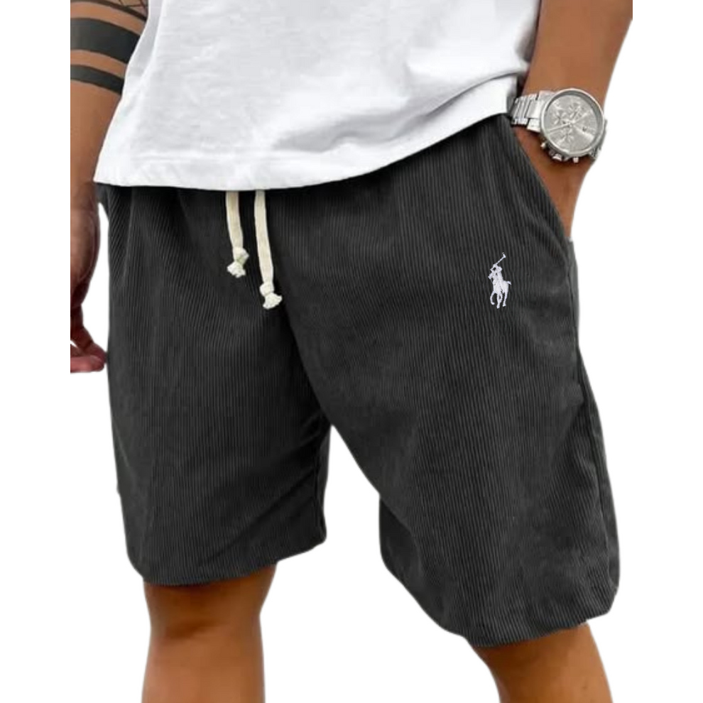 Homme – Short en velours côtelé classique