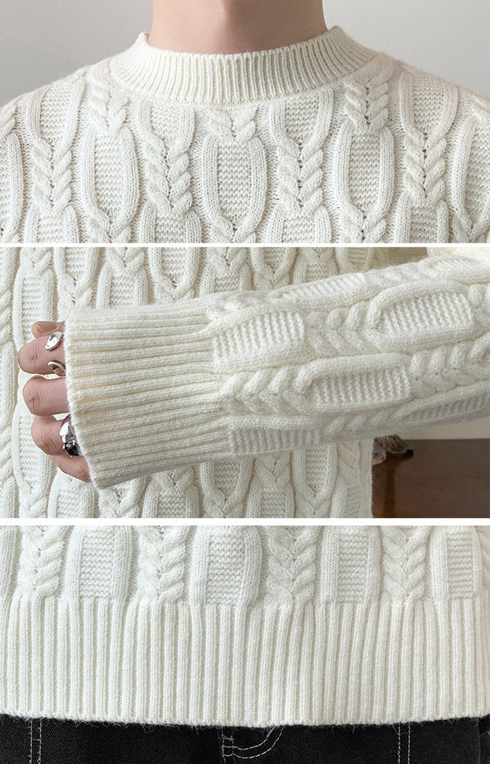 OLIVER Cable-knit jumper