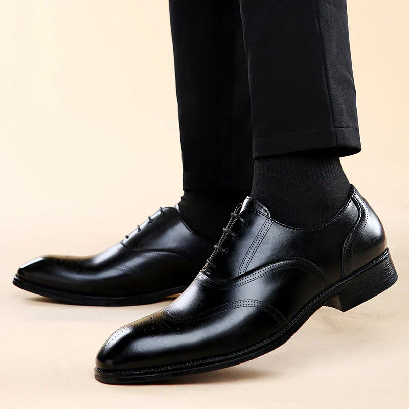 Businessschuhe Lucas Leder Brogue