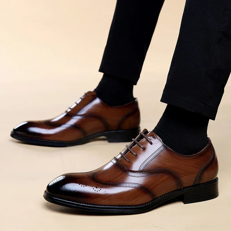 Businessschuhe Lucas Leder Brogue